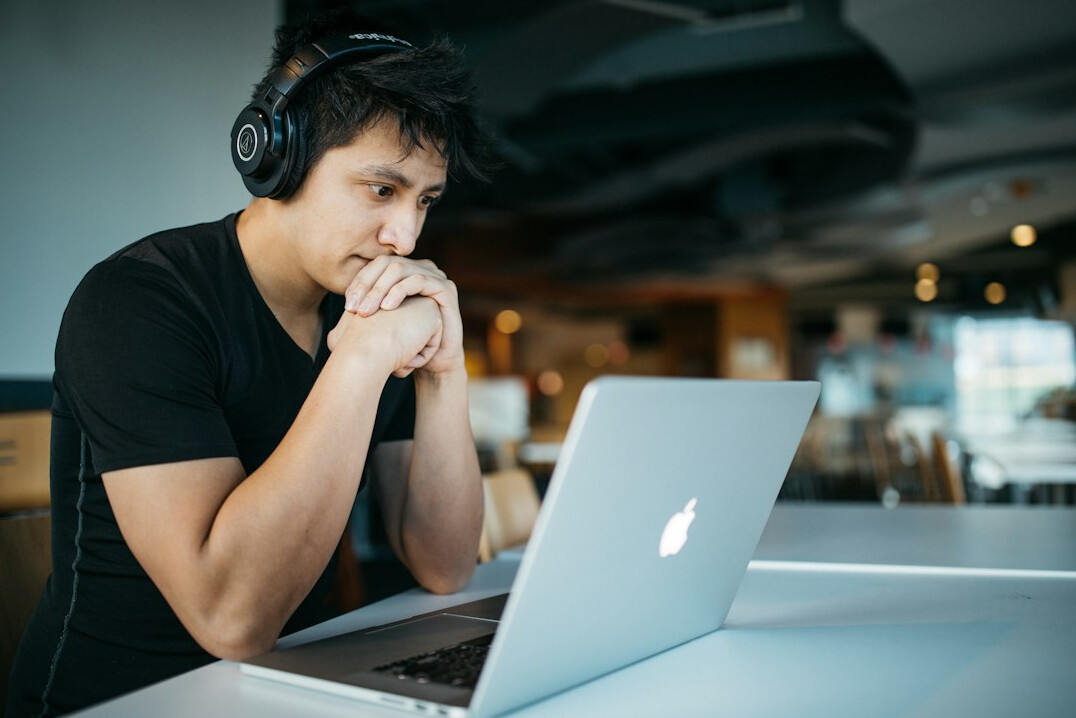 developer working remotely