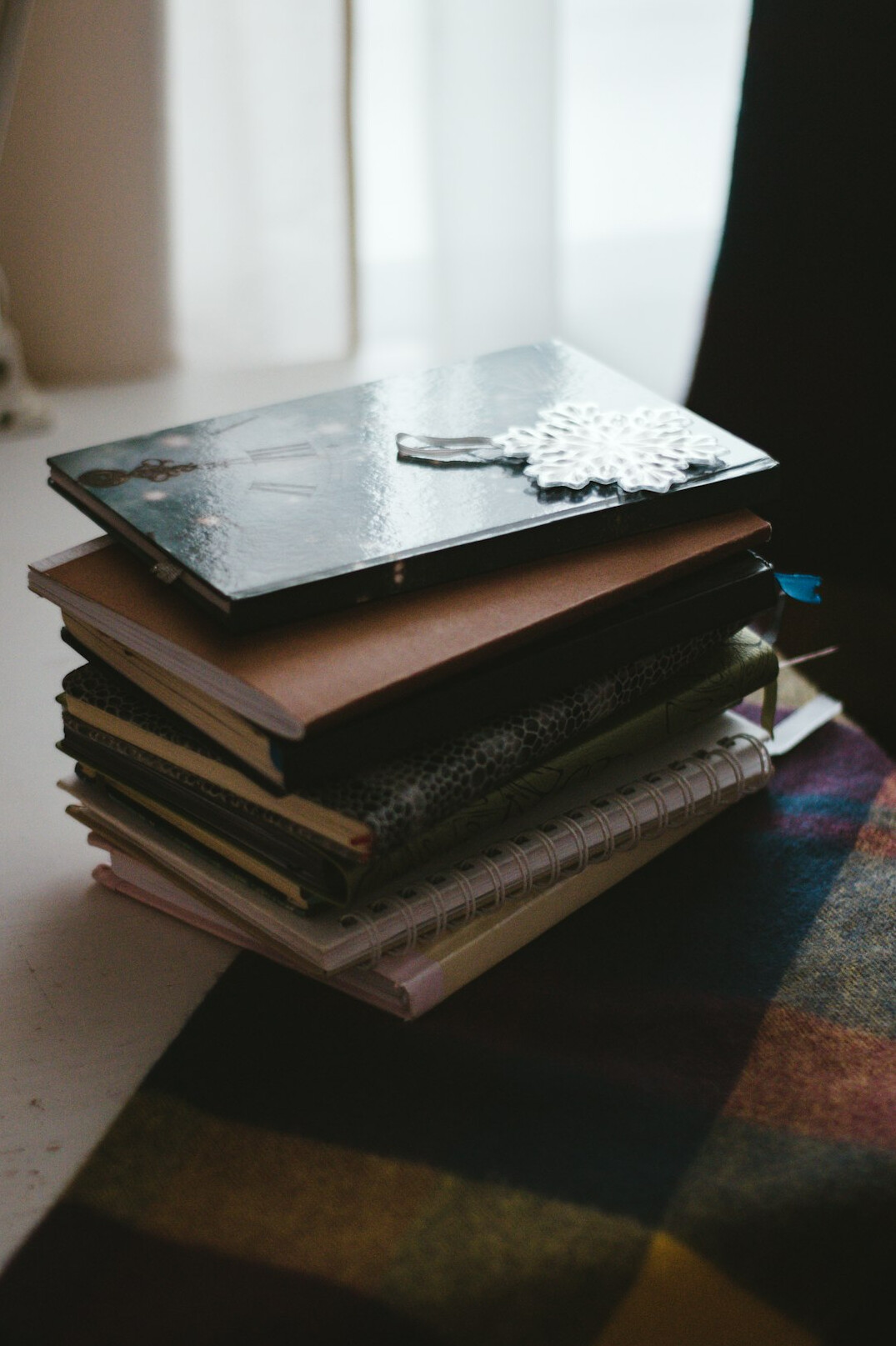 coding books and notebook